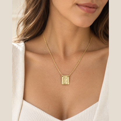 Virgin Mary Scapular Necklace