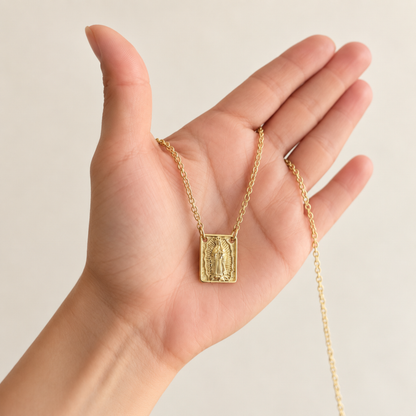 Virgin Mary Scapular Necklace