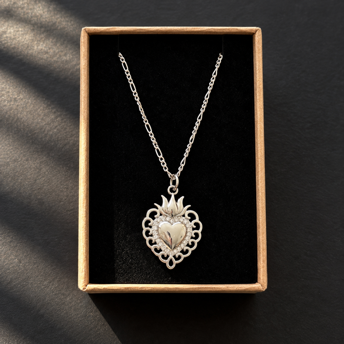 Sacred Heart Silver Set