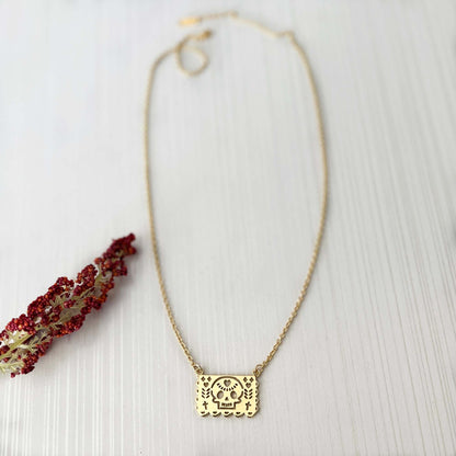 Papel Picado Gold Necklace