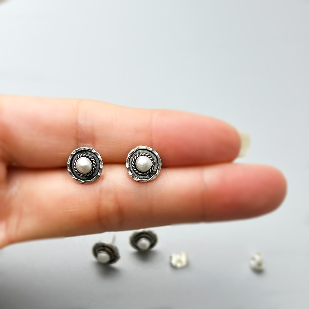 Mexican stud earrings women's