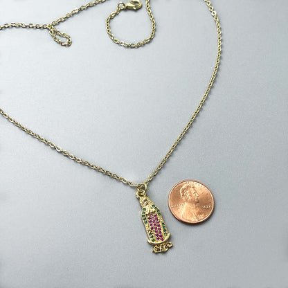 Virgencita Gold Necklace