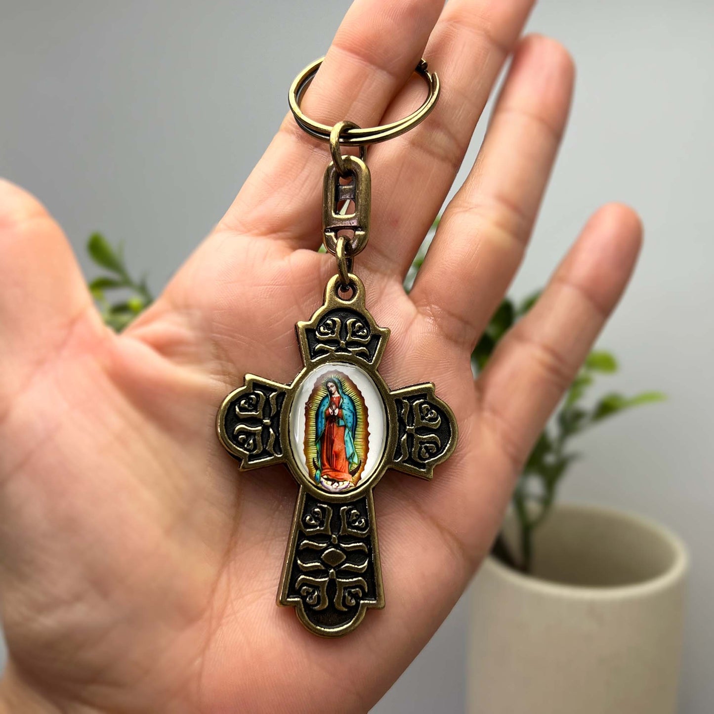 Virgin Mary Keychain