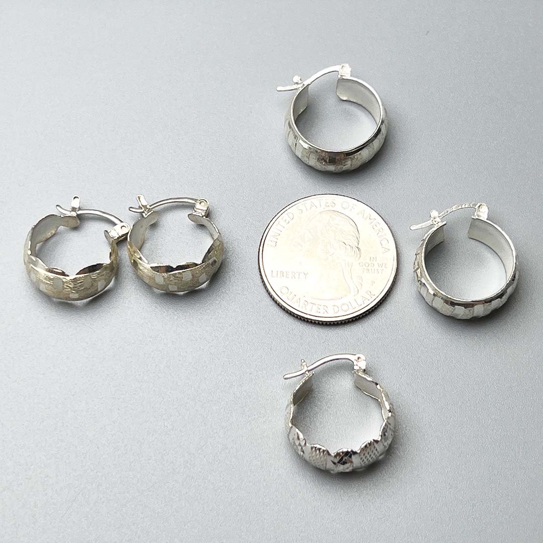 Silver Hoop Earrings