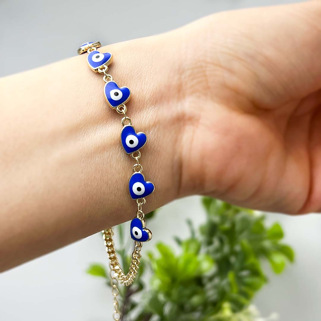 Gold Evil Eye Bracelet