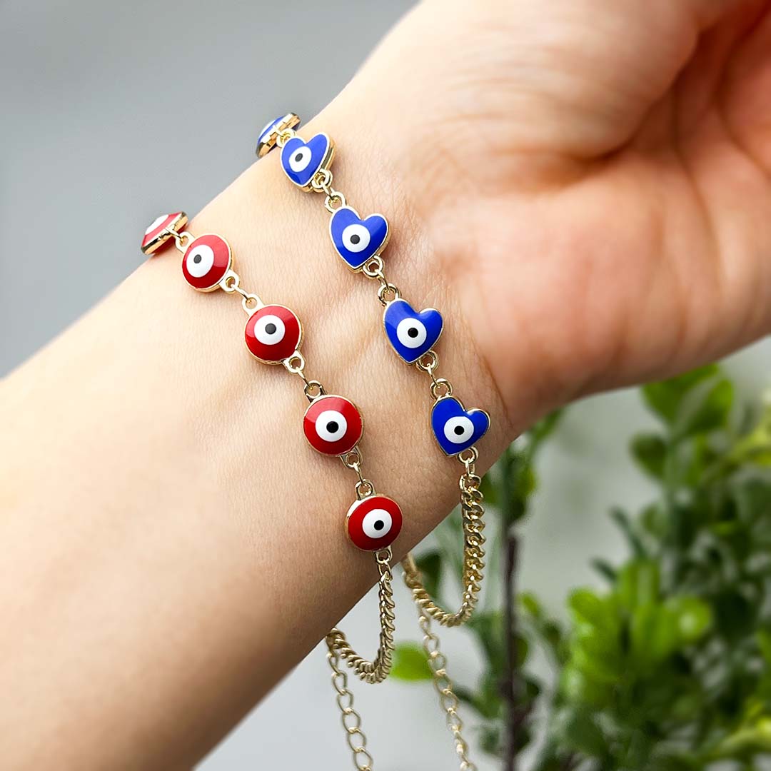 Gold Evil Eye Bracelet