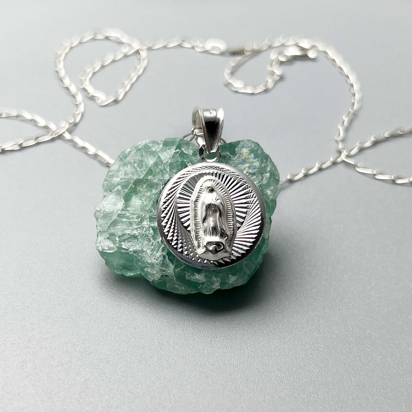 925 Silver Virgin Mary Mom gift