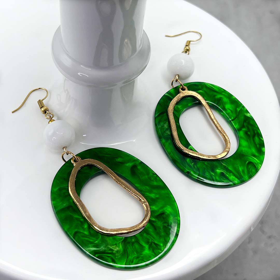 Earrings for white dress