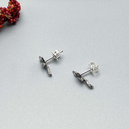 Hummingbird Tiny Stud Earrings