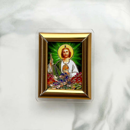 Saint Jude rear view mirror charm