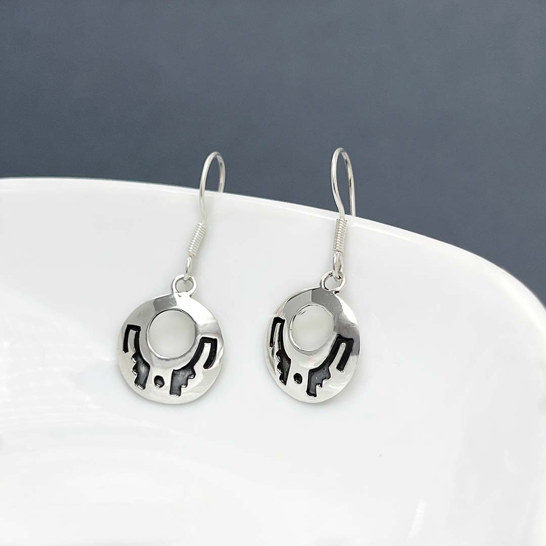 Sterling silver boho earrings