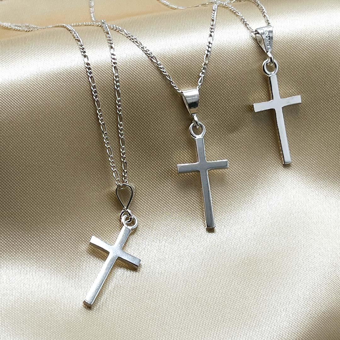 925 Sterling silver cross necklace