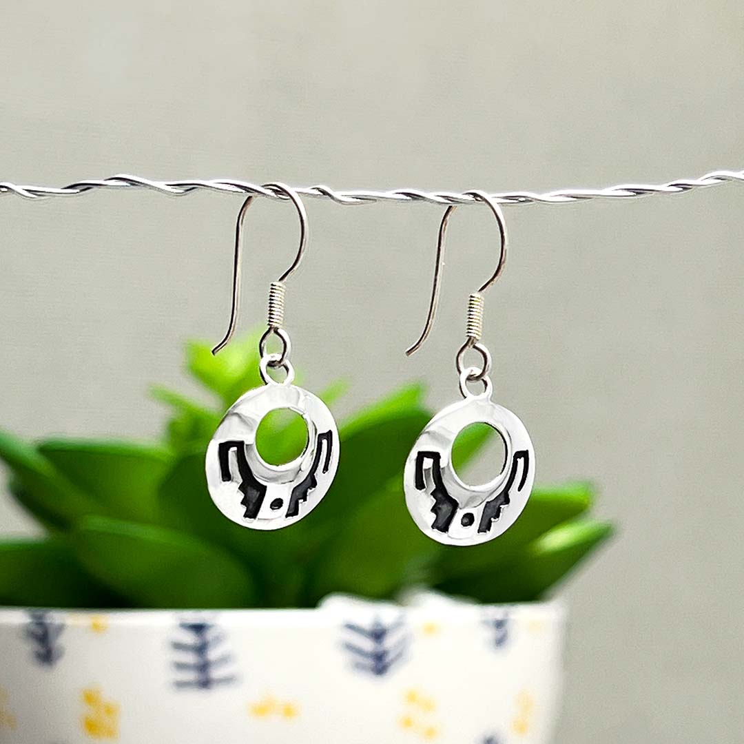 Sterling silver Mexican earrings