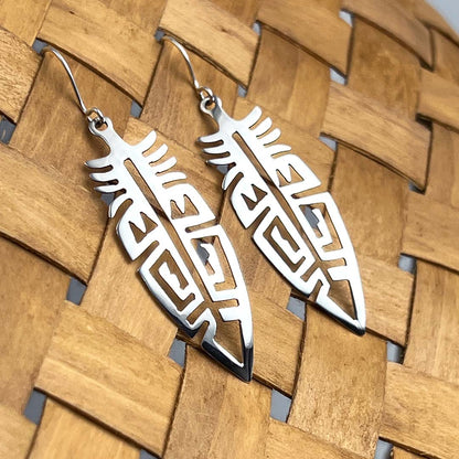 Silver Mexican earrings women's