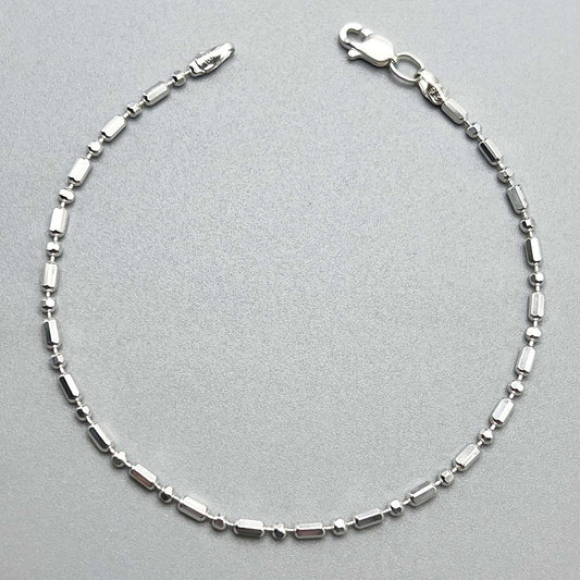925 Silver minimalist bracelet women's