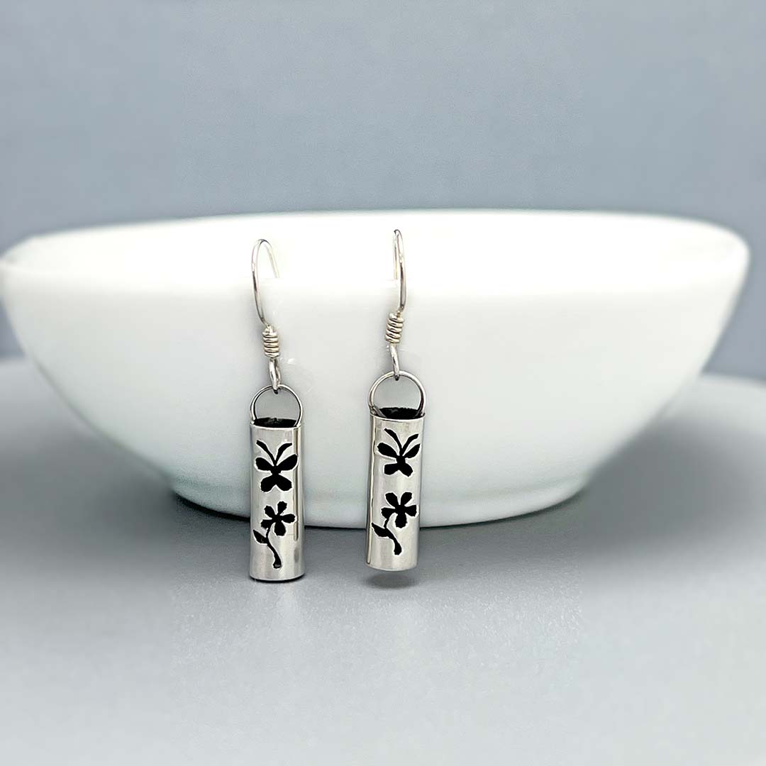 Mexican silver earrings women's