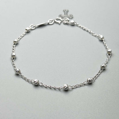 Silver Rosary Bracelet