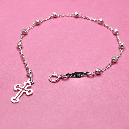 Women's rosary bracelet