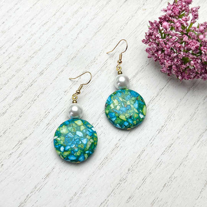 Turquoise earrings women's